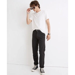 Madewell 35 X 32 Relaxed Straight Workwear Pants Jeans Button Fly Wide Leg NWT